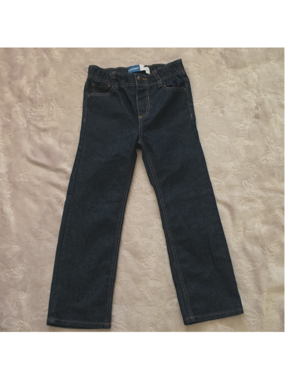 Old Navy Dark Blue Straight Leg Jeans 5t